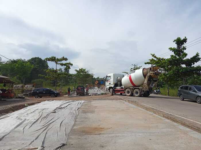 Proyek Pembangunan Jalan Lingkar Prabumulih Dikebut