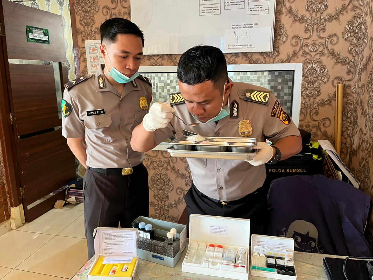Tim Dokkes Pastikan Menu MBG SPPG Polres Ogan Ilir Bebas Bahan Berbahaya