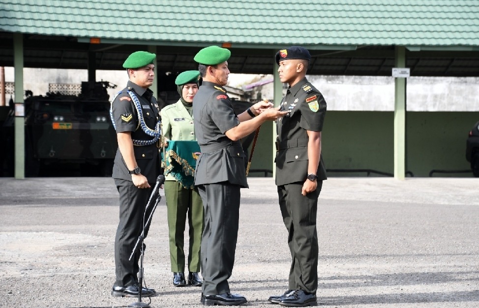 Danrem 044/Gapo Ikuti Upacara Penerimaan Jabatan Dankikav 5/GCC