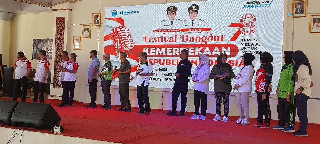 Wabup H Ardani Buka Lomba Festival Dangdut, 36 Peserta Unjuk Kebolehan 