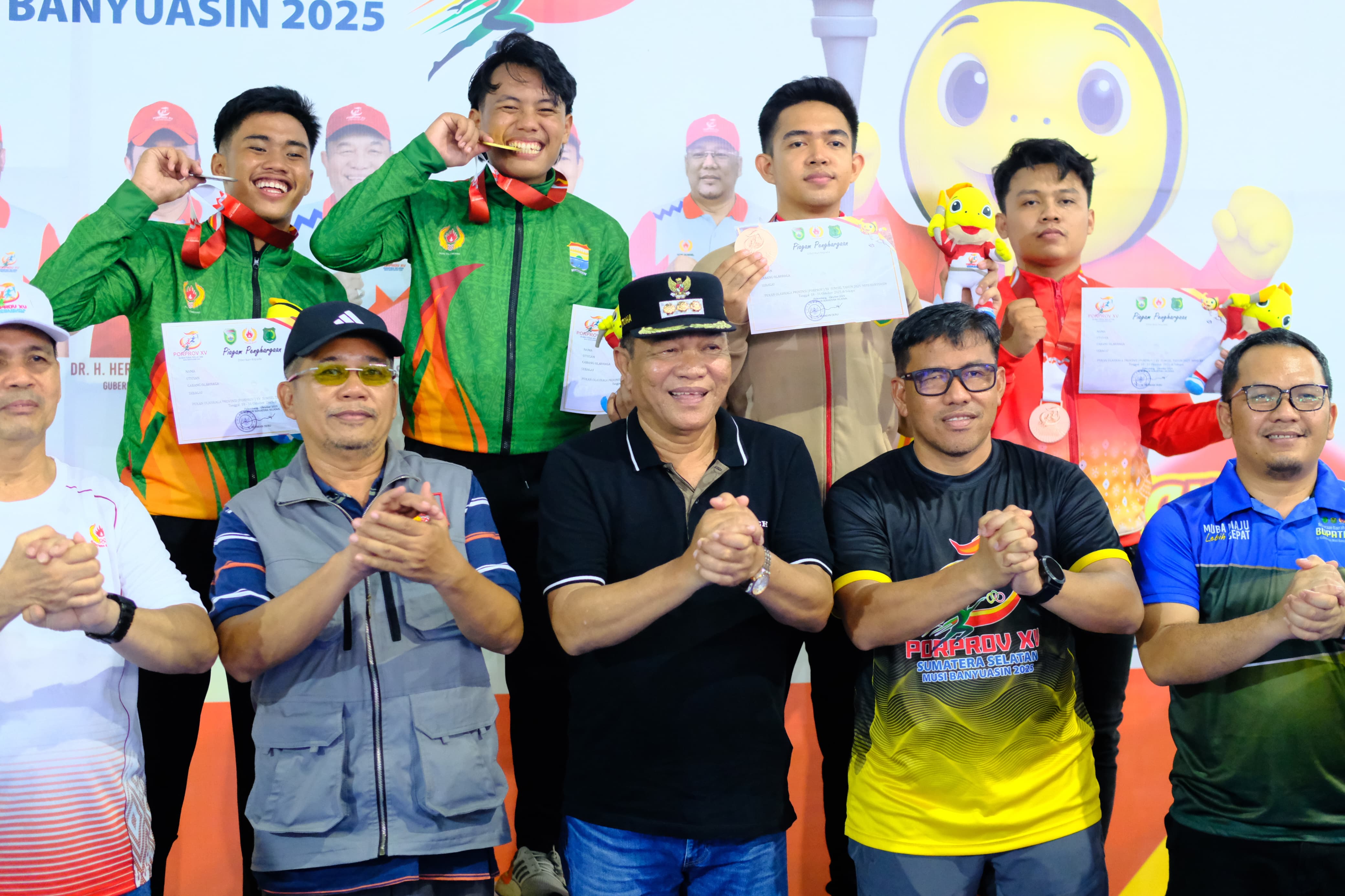 Raih 20 Emas, Muba Pimpin Klasemen Sementara Perolehan Medali Porprov Sumsel 2025