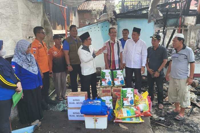 Rumah Warga Terbakar, Pj Bupati Muba Imbau Tetap Waspada