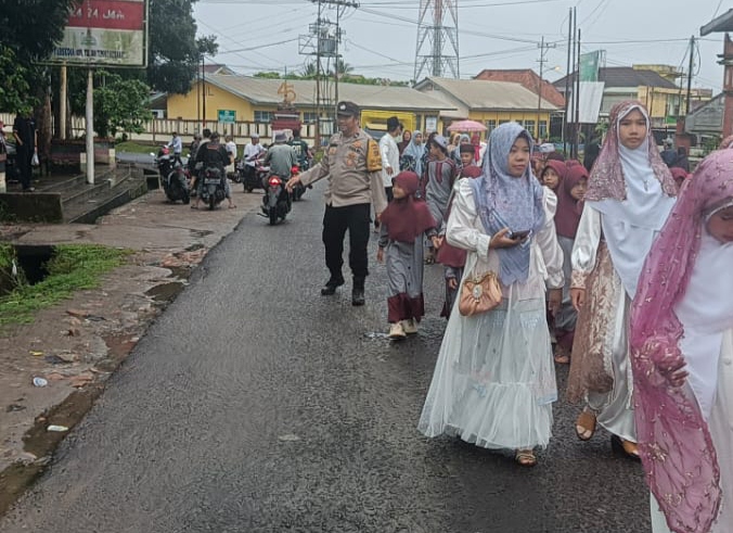 Polsek Tanjung Batu Amankan  Acara Khataman Al-Qur’an
