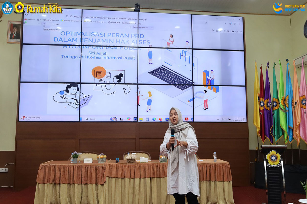 Buka Bimtek, ini Pesan Wakil Rektor IV Unsri 