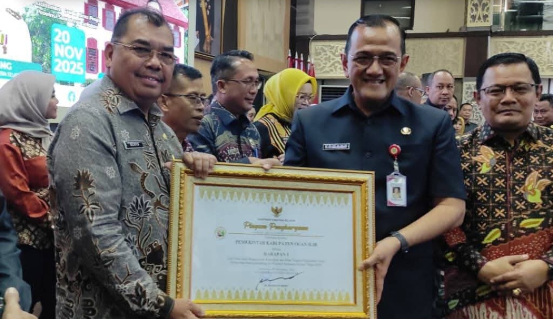 Pemkab Ogan Ilir Raih Penghargaan Kearsipan Tingkat Provinsi  Sumsel