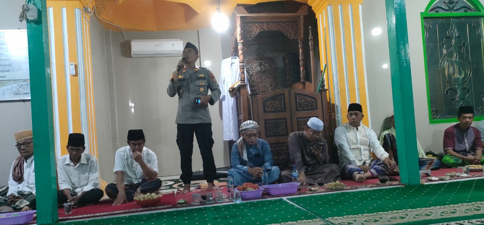 Isra Mikraj, Kapolsek Ajak Masyarakat Terus Menjaga Keamanan