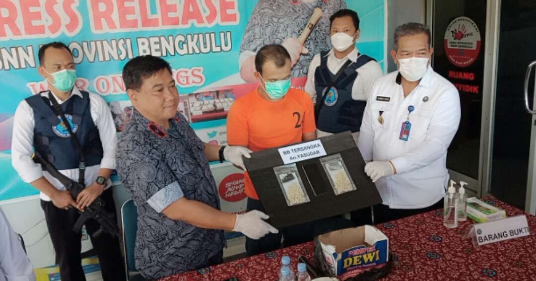 Paket Pempek Campur Ratusan Ekstasi jadi Modus Baru Pengedar Narkoba di Rejang Lebong Bengkulu