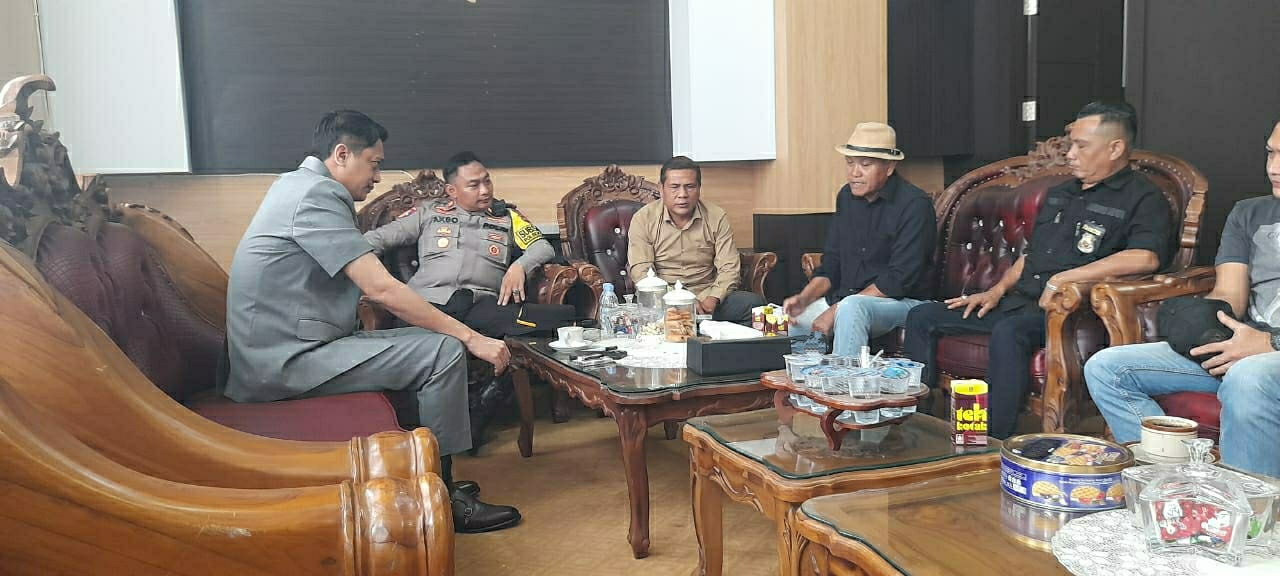 Kapolsek Tanjung Batu Lakukan Koordinasi Dengan DPRD Ogan Ilir Masalah Narkoba