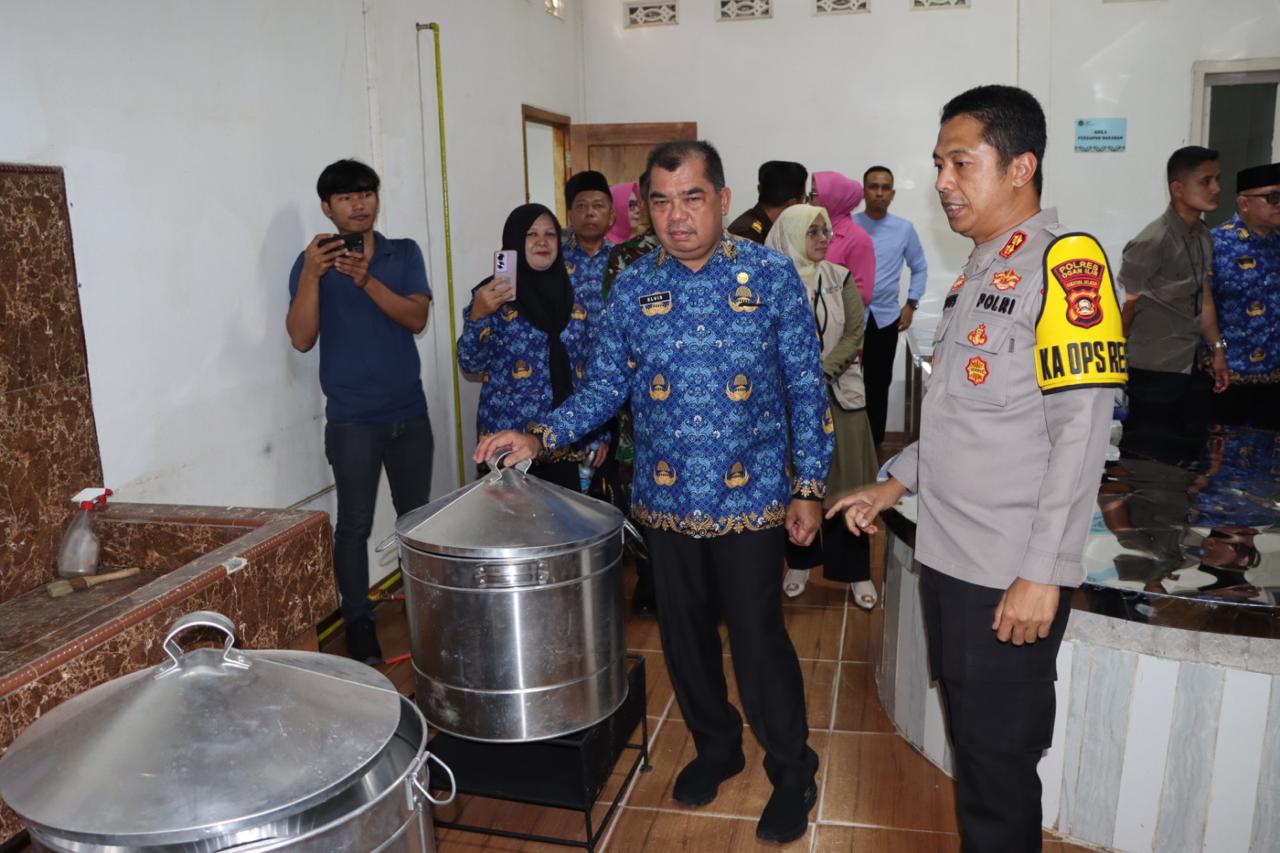 Polres Ogan Ilir Resmikan SPPG, Pemenuhan Gizi Anak Sekolah