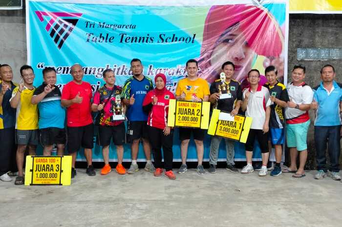 Haryadi/Dodo Juara Tenis Meja Rama Cup I