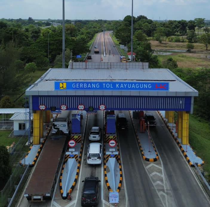 160.846 kendaraan, Arus Balik Lebaran 2026 di Jalan Tol Trans Sumatera Periode 21 Maret 2026,