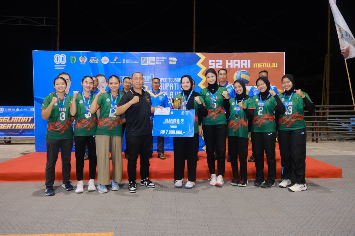 Ini Juara Turnamen Voli Bupati Muba Cup 2025