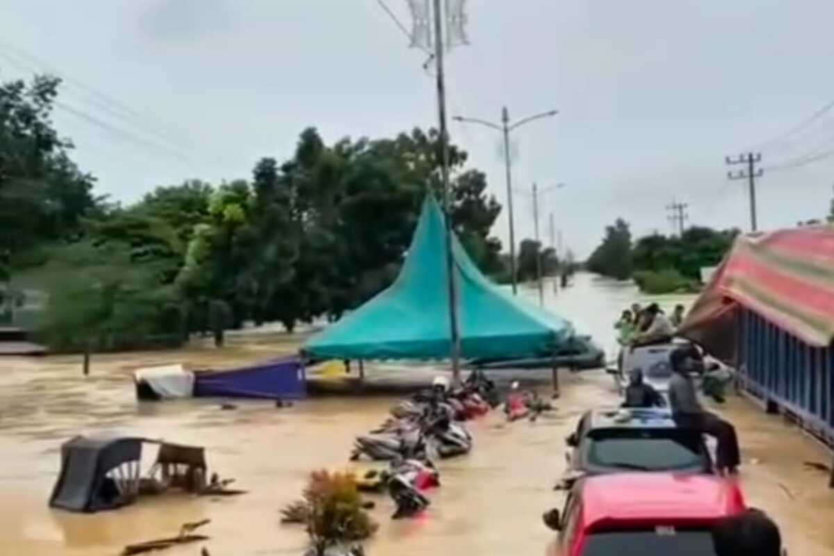 Banjir di OKU Timur, 4 Kecamatan-23 Desa Terendam 