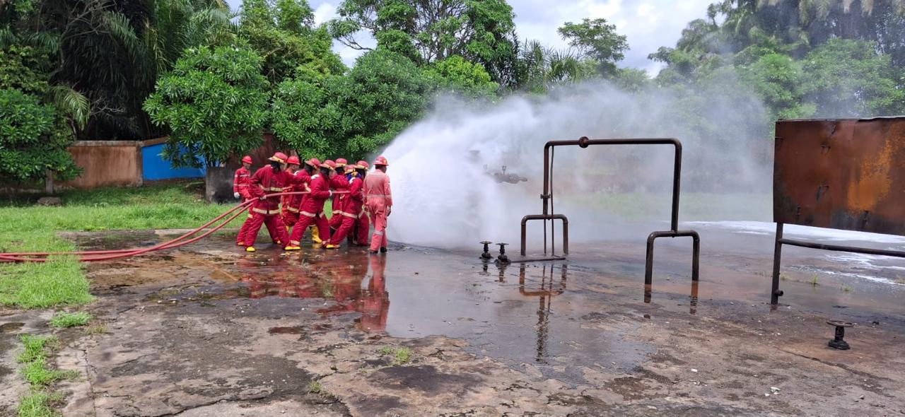 PT Pertamina EP Prabumulih Gelar Latihan Pemadaman Kebakaran