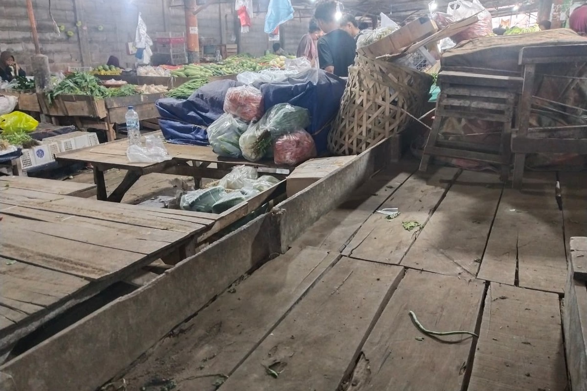 Lebaran ke-6, Pedagang Pasar Tradisional di Palembang Masih Libur