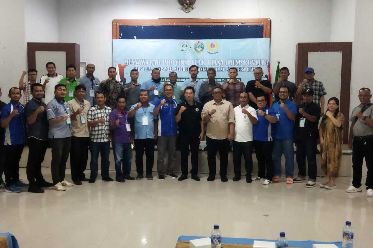 Nanda Batubara Kembali Pimpin Pengprov PTMSI Sumut