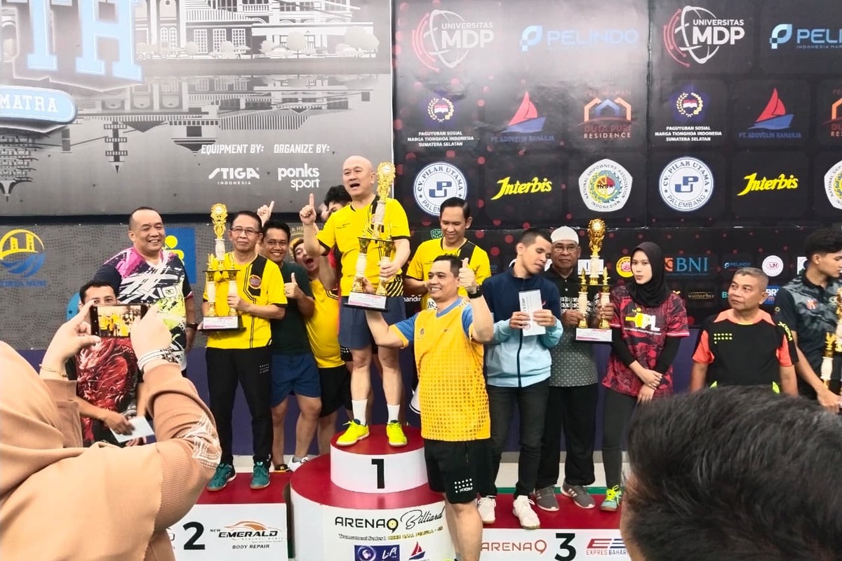 Pusri Pitstop A, Juara Turnamen Tenis Meja Beregu HUT Kemerdekaan RI ke-80 se-Sumsel