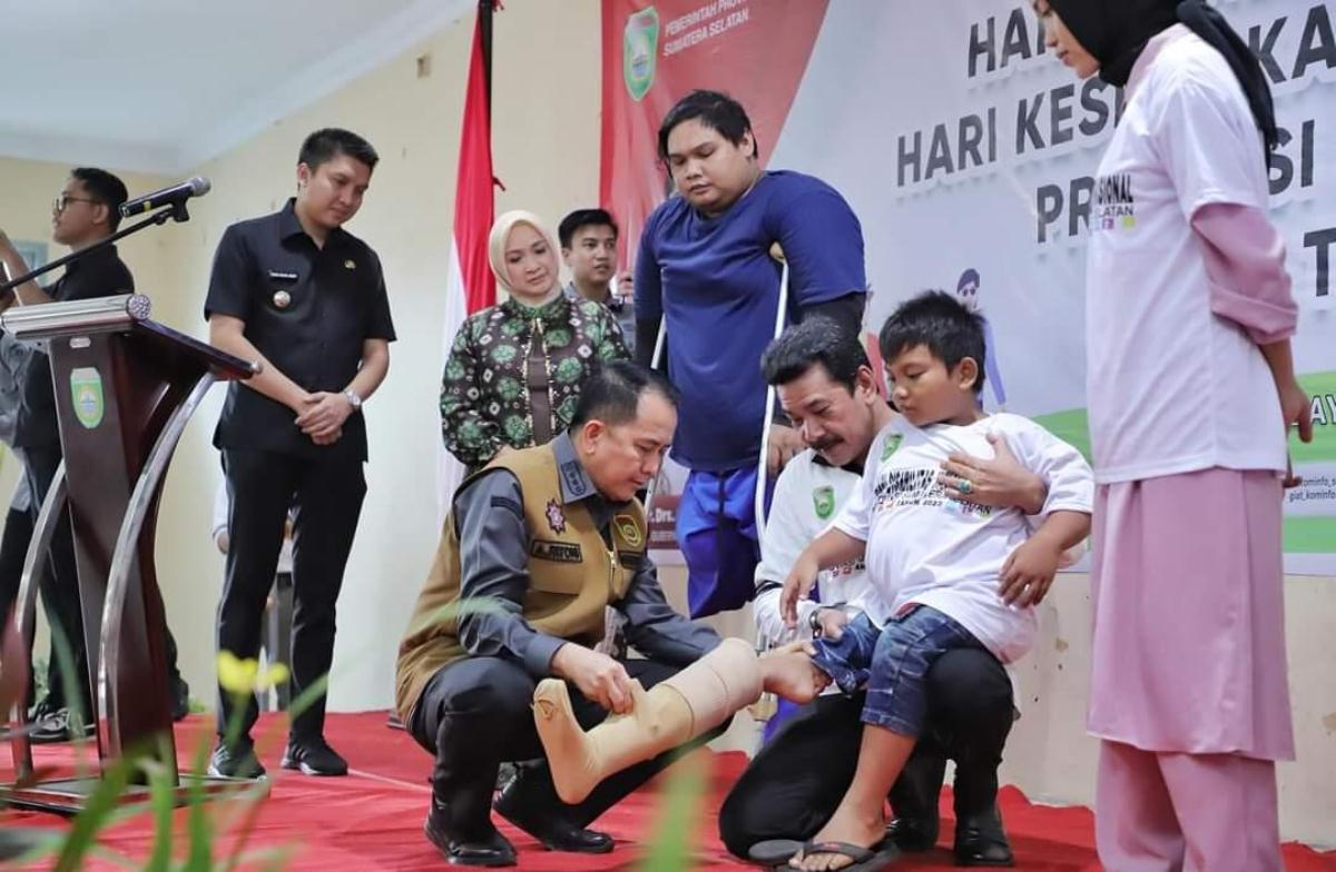 Bupati Panca Dampingi Pj Gubernur Peringati HDI dan HKSN di Ogan Ilir 