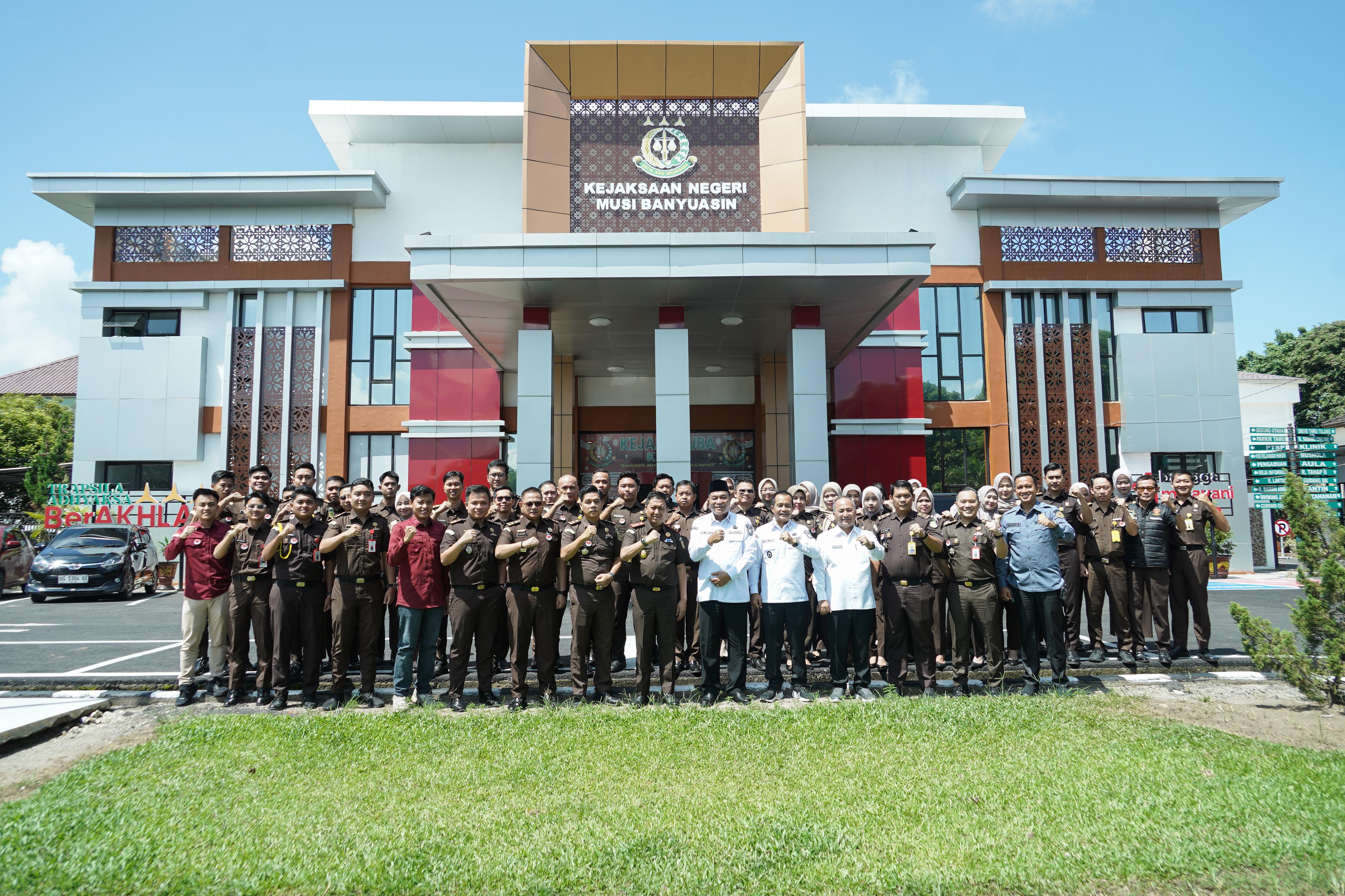 Bupati-Wabup Muba Kunjungi Kejari, Siap Bersinergi Mewujudkan Pemerintahan Bersih