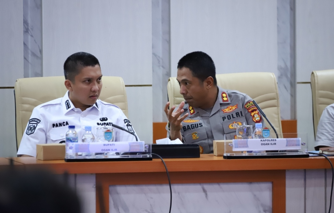 Pemkab Ogan Ilir dan Polres Duduk Bersama  Bahas Bencana Asap dan  Karhutla