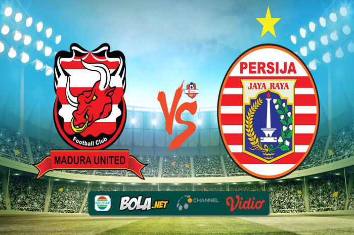 Ini Susunan Pemain Madura United vs Persija Jakarta