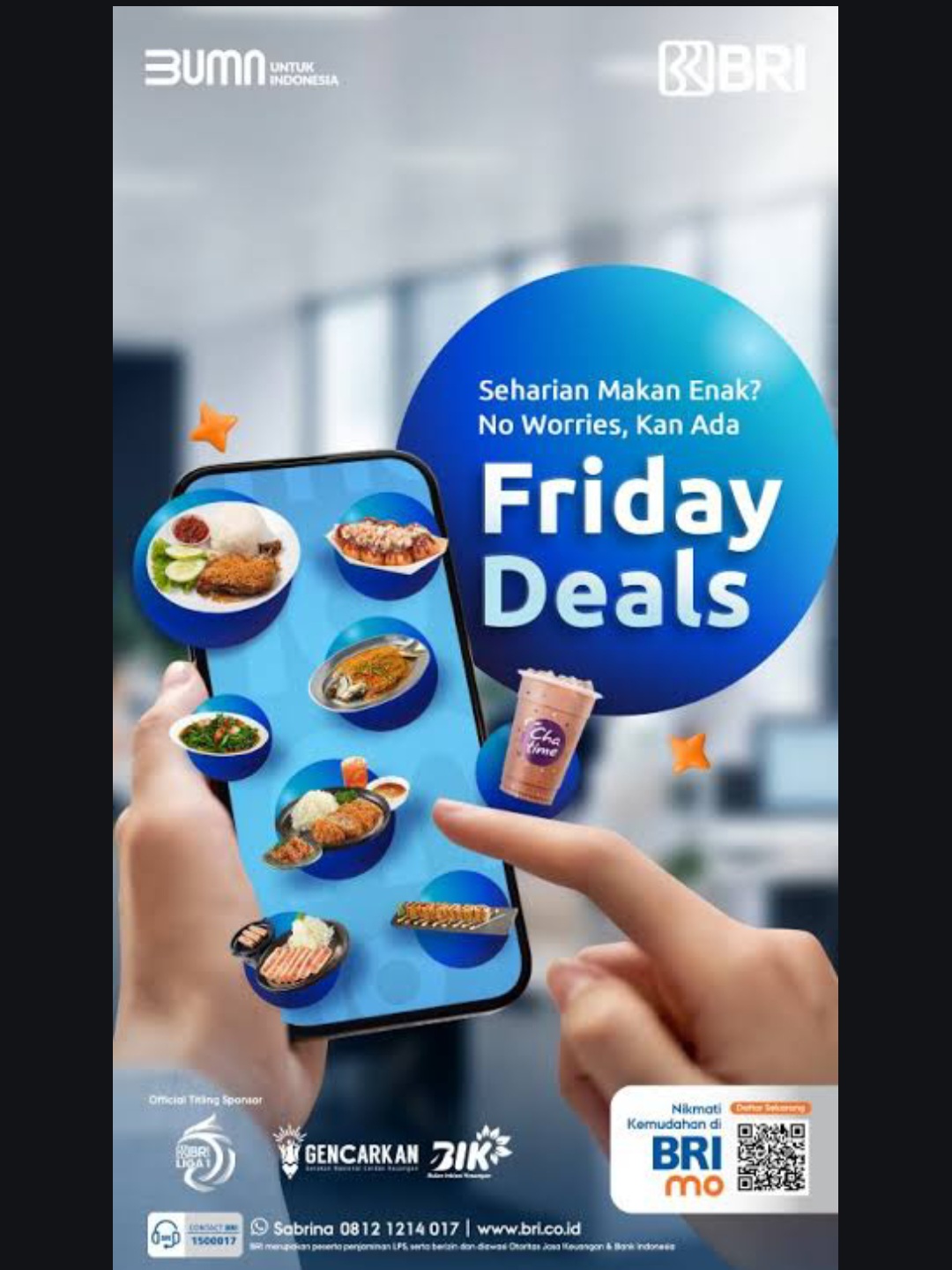 Nikmati Friday Deals di BRImo, Tukar Poinmu untuk Voucher Makan atau Minum Setiap Jumat!