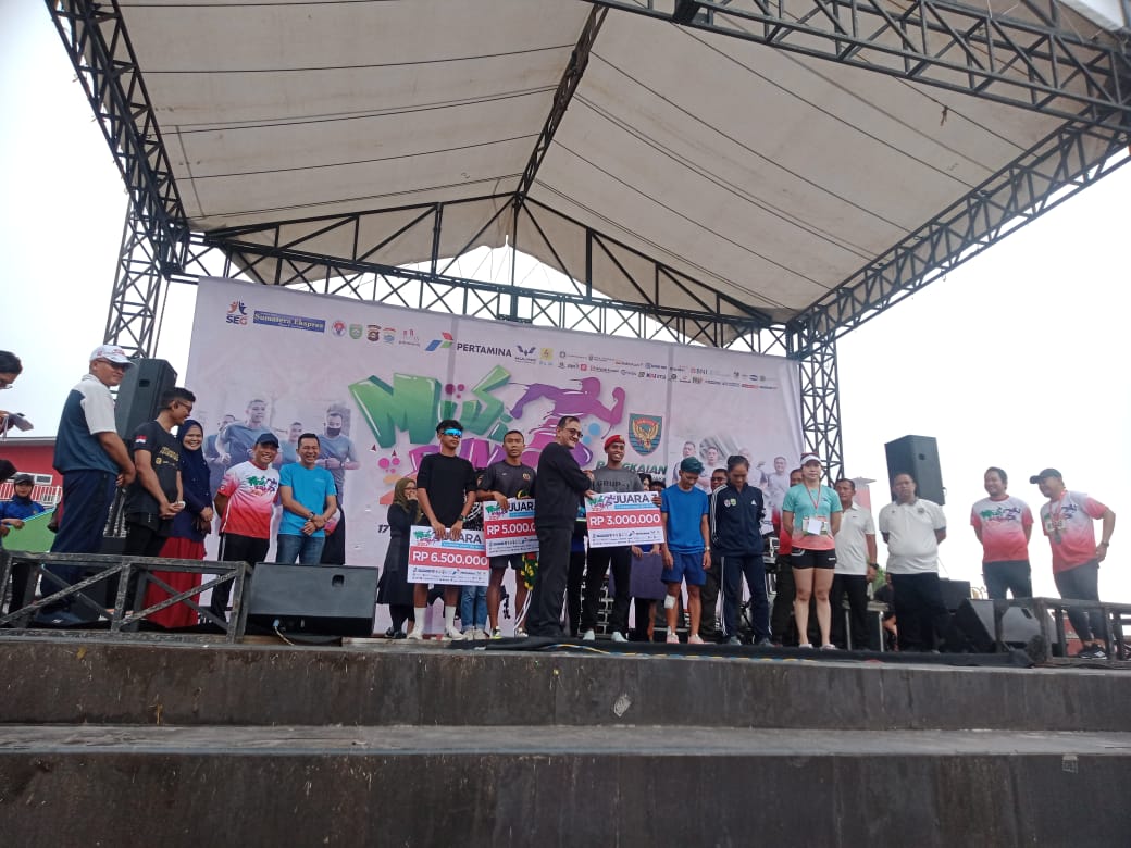 Panji Adi Putra Raih Juara 1 Umum Lomba Lari Musi Run 2023 Sumatera Ekspres 