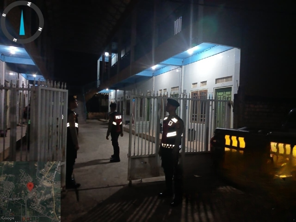 Antisipasi Pencurian Sepeda Motor, Sat Samapta Polres Ogan Ilir  Lakukan Patroli di Kost Mahasiswa