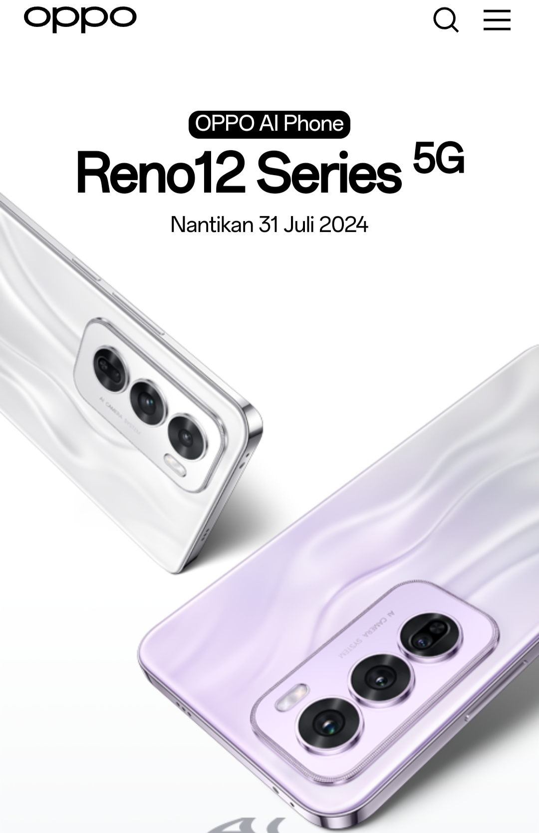 Rilis di Indonesia 31 Juli 2024! Intip Bocoran Spesifikasi OPPO Reno 12 Series 