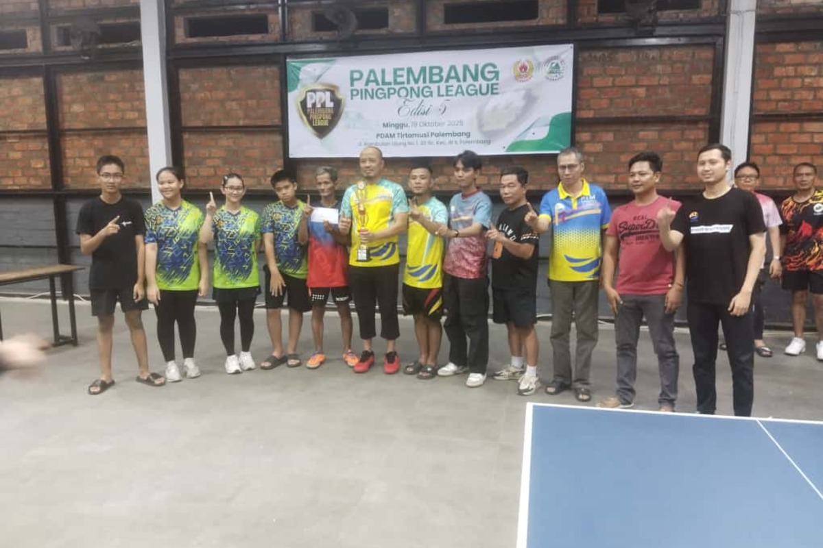PTM Perumda Tirta Musi B, Juara Palembang Pingpong League V