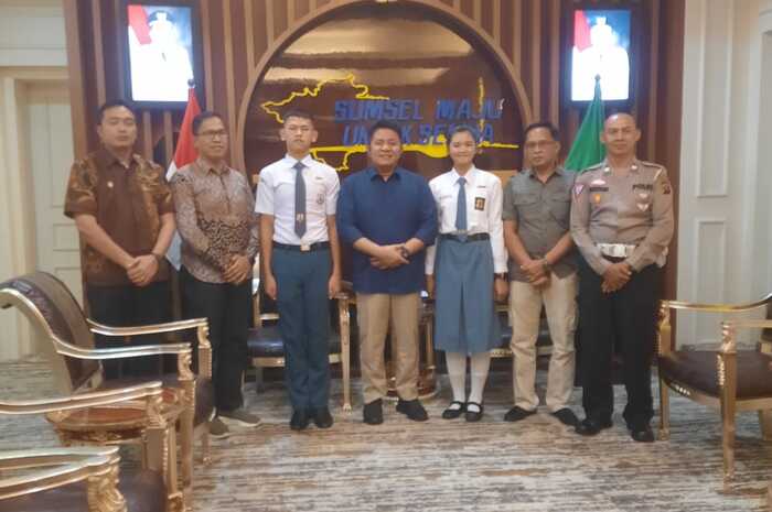 Bintang-Keyla Wakili Sumsel Paskibraka Nasional