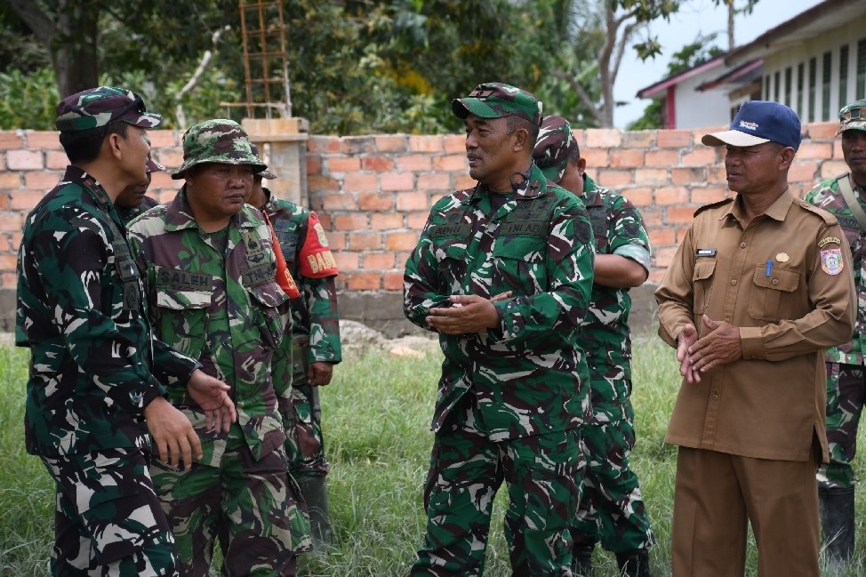 Danrem 044/Gapo Tinjau Progres Pembangunan KDKMP,  Wadah Penguatan Ekonomi Masyarakat Desa