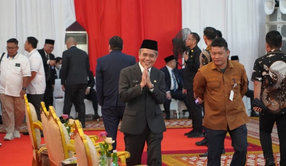 Wabup H. Ardani Hadiri Pelantikan Bupati dan Wabup Empat Lawang oleh Gubernur Sumsel