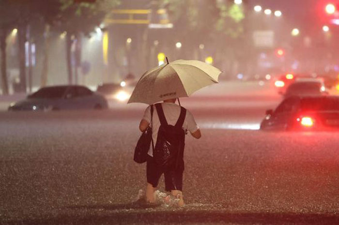 Korsel Dilanda Hujan Lebat, 7 Warga Meninggal, Ribuan Warga Diungsikan