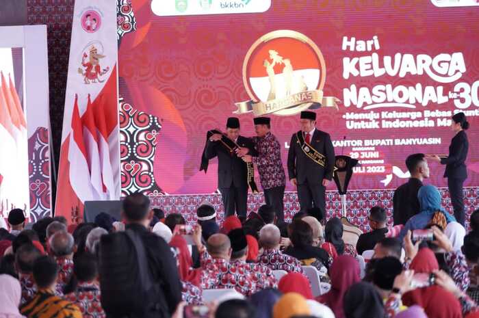 Hadiri Puncak Peringatan Hari Keluarga Nasional, Wapres Ma'ruf Amin: Keluarga Kunci Atasi Stunting