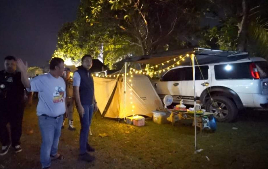 Tanjung Senai Ogan Ilir, Jadikan Lokasi Camping CVI O8 Sriwijaya.