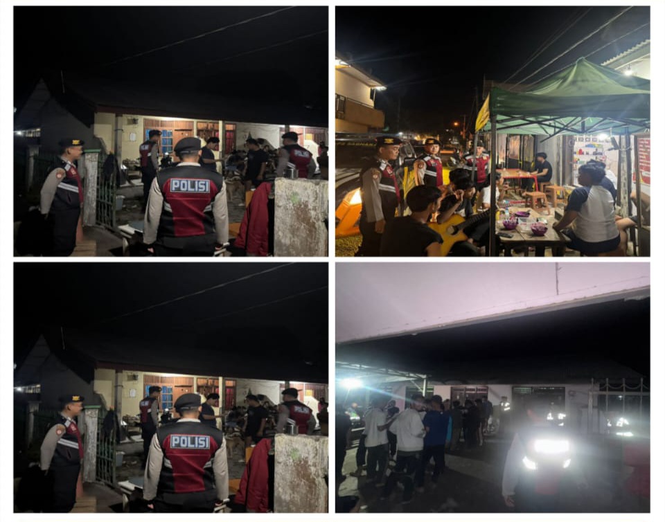 Polres Ogan Illr Lakukan Hunting Malam Libur  Di Kawasan Kos-kosan Mahasiswa  Unsri