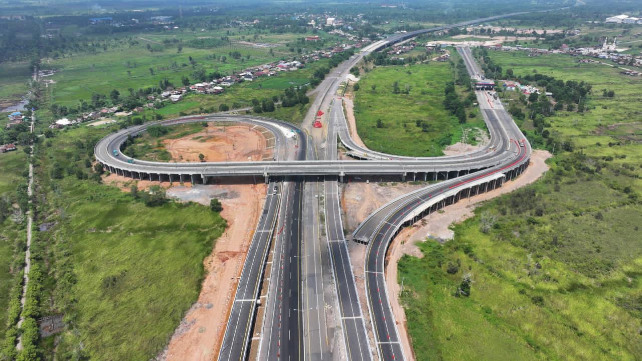 Nataru 2025-2026,  Hutama  Karya Fungsionalkan Tiga Ruas dan  Junction Jalan Tol Trans  Sumatera
