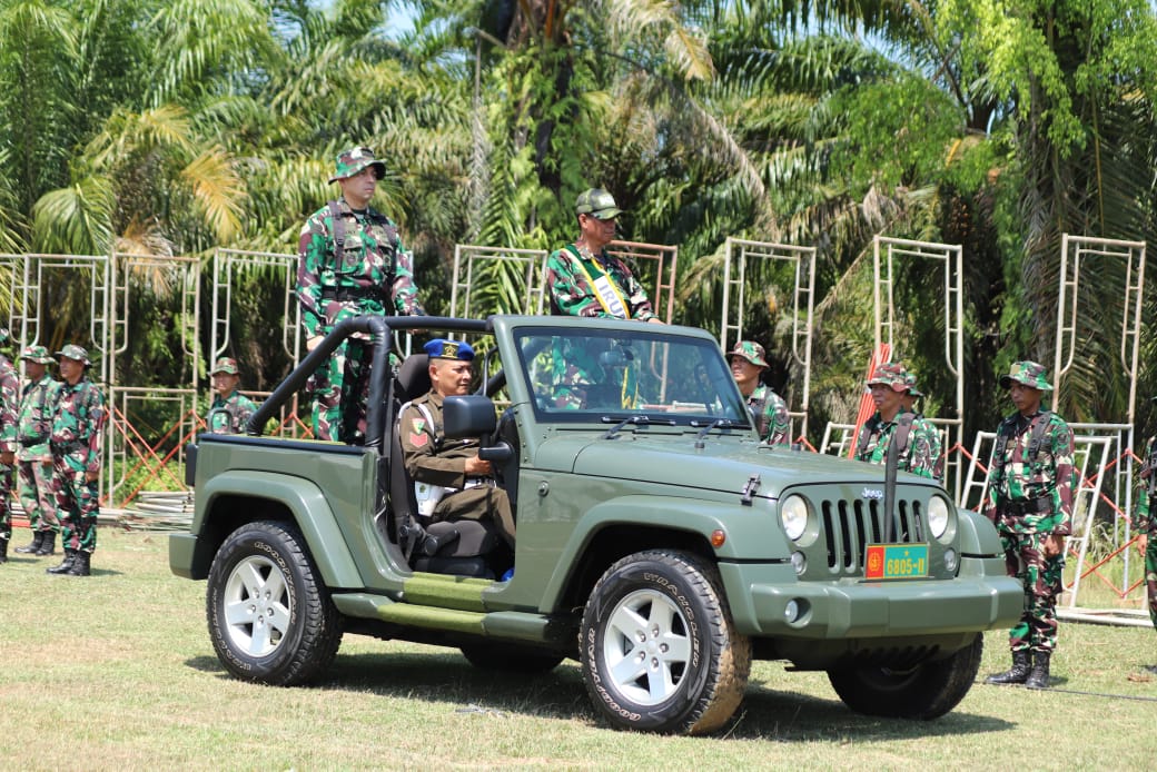 Kasad Bakal  Hadiri  Penutupan TMMD ke-126 di Muaraenim
