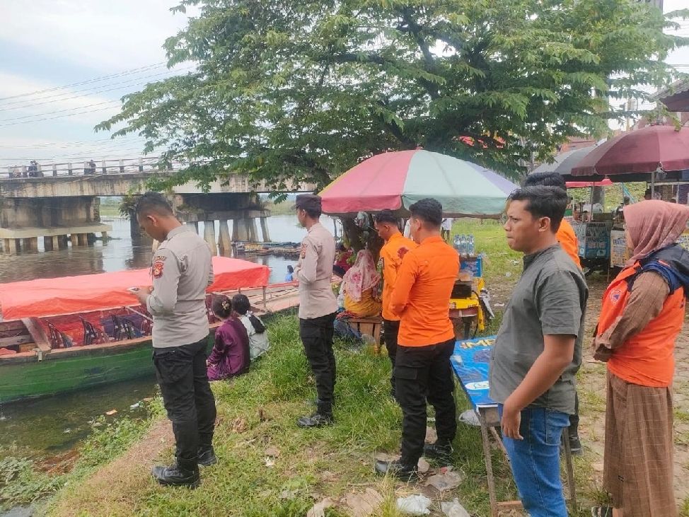Polsek Indralaya Amankan Wisata Air Speed Boat saat Libur Idul Adha 1446 H
