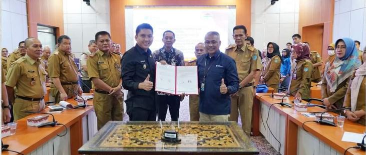 Bupati Panca Lakukan MoU BPJS Ketenagakerjaan