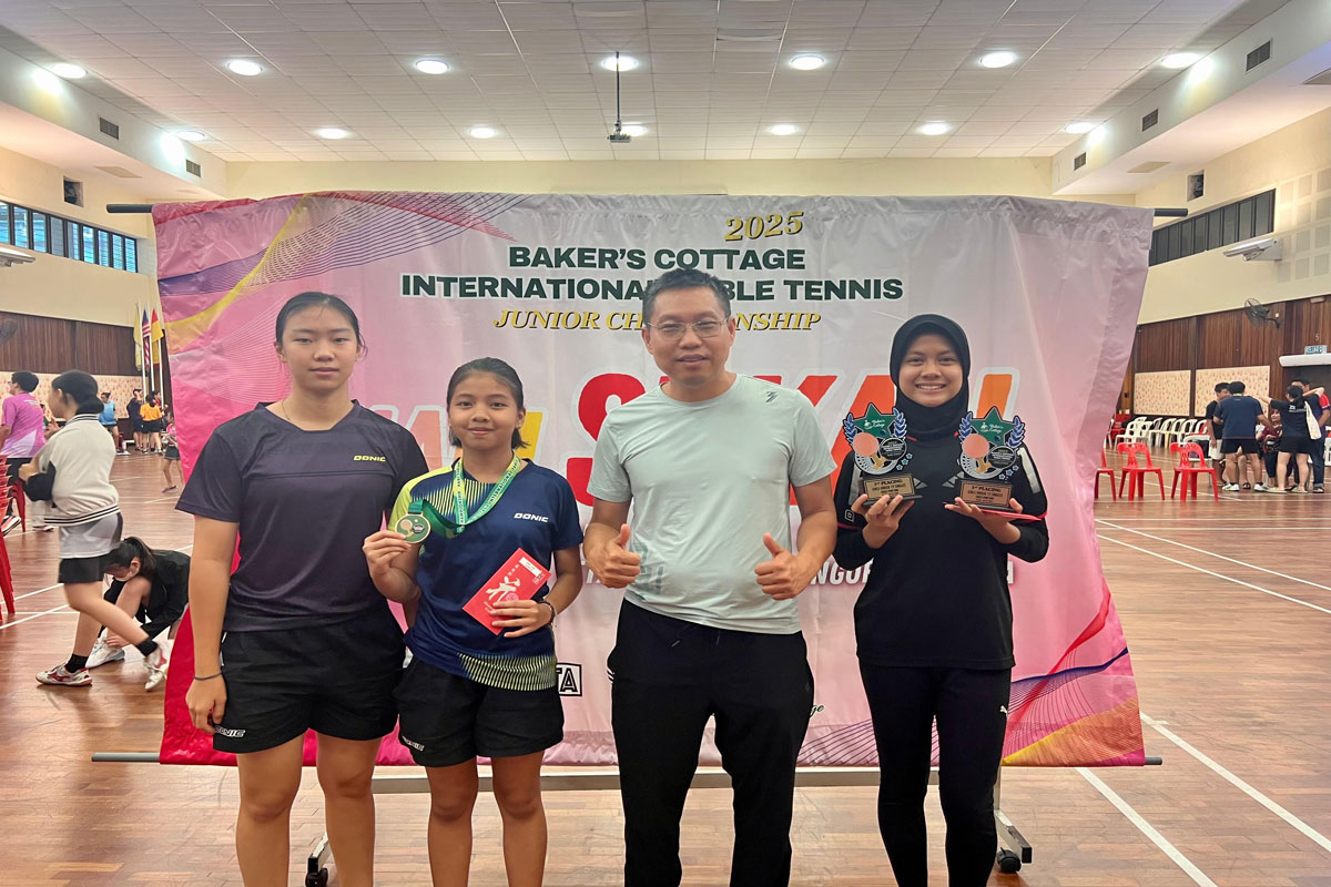 Petenis Meja Pelatnas Putri PB PTMSI Juara di 2 Nomor di Malaysia
