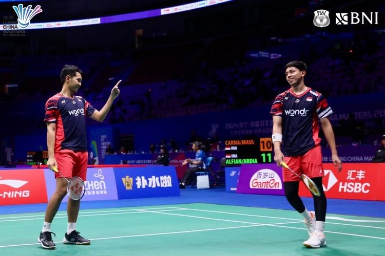 BWF World Tour Finals 2024 - FajRi Menangi Laga Derbi Atas Sabar/Reza, Setting 28-26