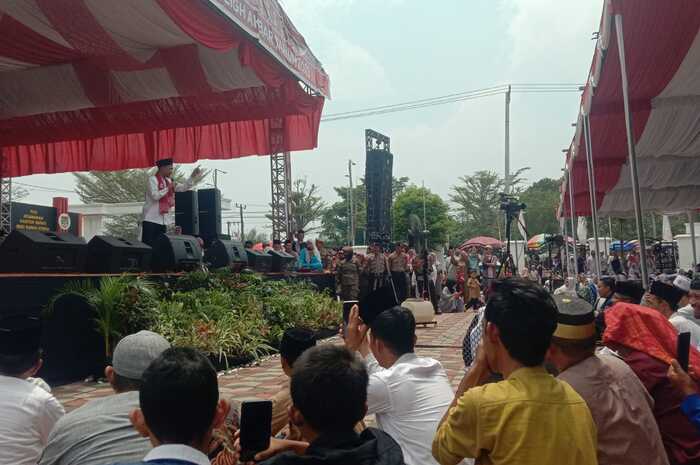 UAS Safari Dakwah di Sumsel, 2 Daerah ini Awalnya Panas, Langsung Hujan 