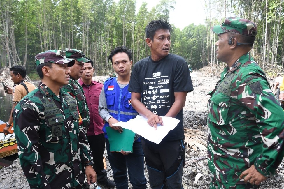 Danrem 044/Gapo  Pengerjaan Cetak Sawah Rakyat di Banyuasin Harus  Berkualitas