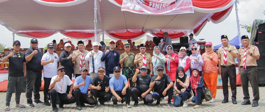 153 Regu Ramaikan Gerak Jalan HUT ke 78 RI Di Bumi Caram Seguguk