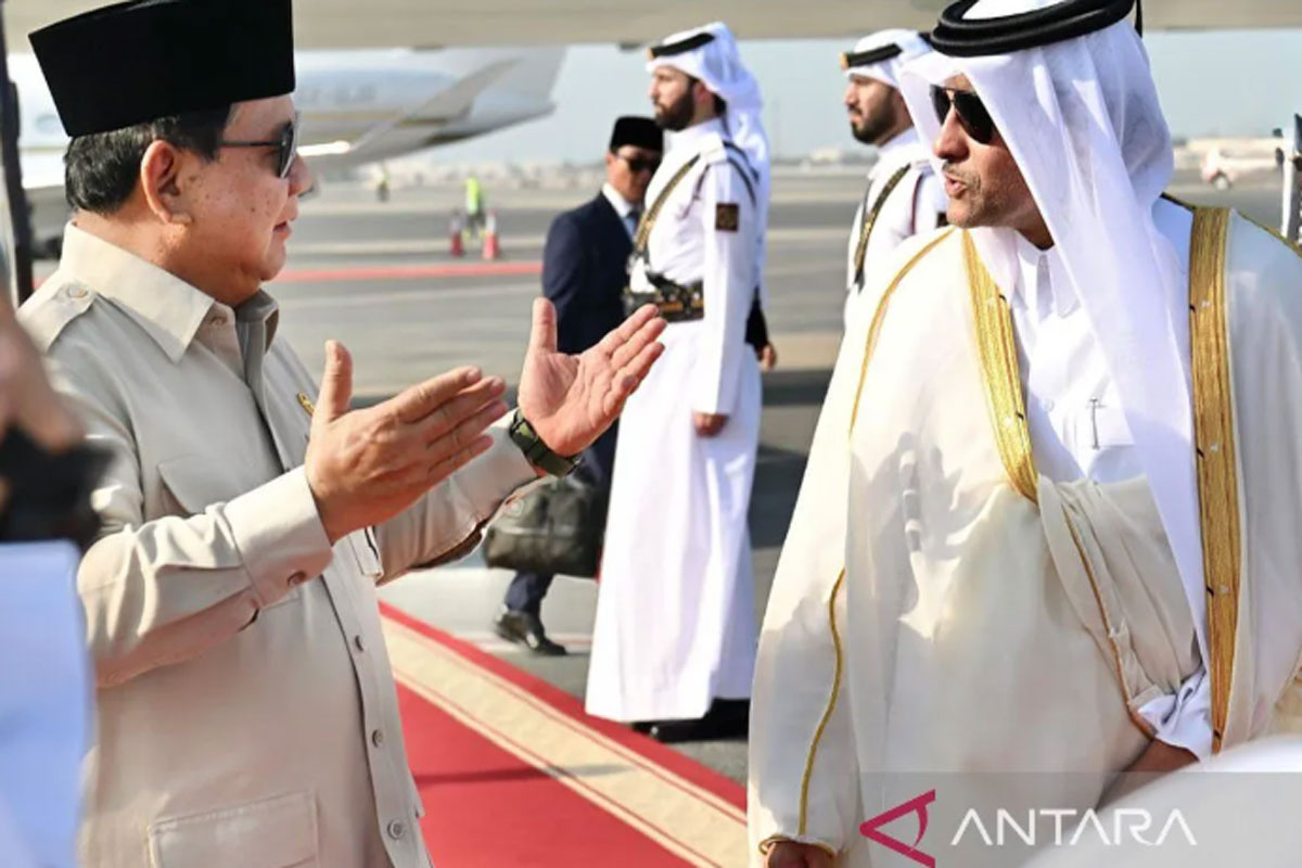 Tiba di Doha, Prabowo Tanyakan Langsung  Kondisi Negara Kepada Emir Qatar Pascaserangan Israel
