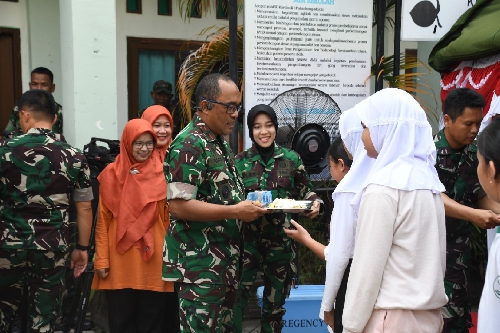 Danrem 044/Gapo Hadiri Launching Operasional SPPG TNI AD