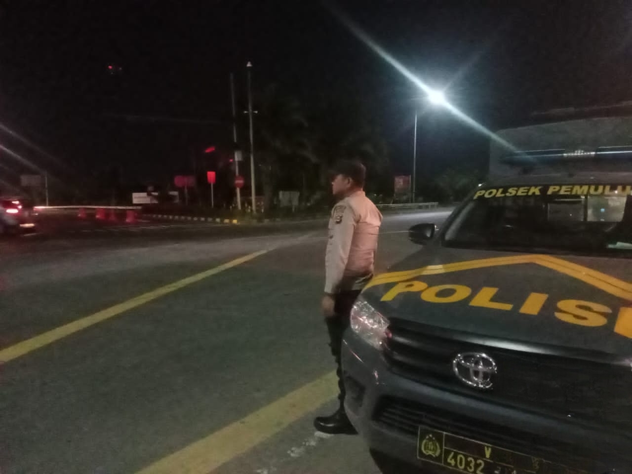 Polsek Pemulutan  Patroli Malam, Lokasi Rawan Kejahatan