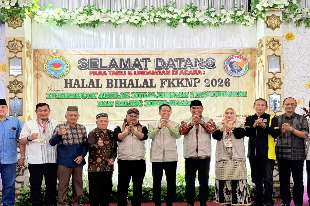 Wako Palembang Hadiri Halal Bihalal FKKNP 